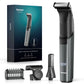 KENSEN 2-in-1 Dual-Sided Electric Trimmer Shaver Beard Body Razor Black